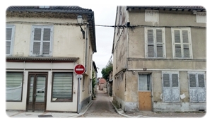 Les labyrinthe de ruelles à Bar-Sur-Seine